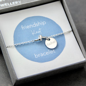 Sterling Silver Friendship Knot Bracelet
