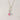 Mother And Child Birthstone Leaves Necklace on white background