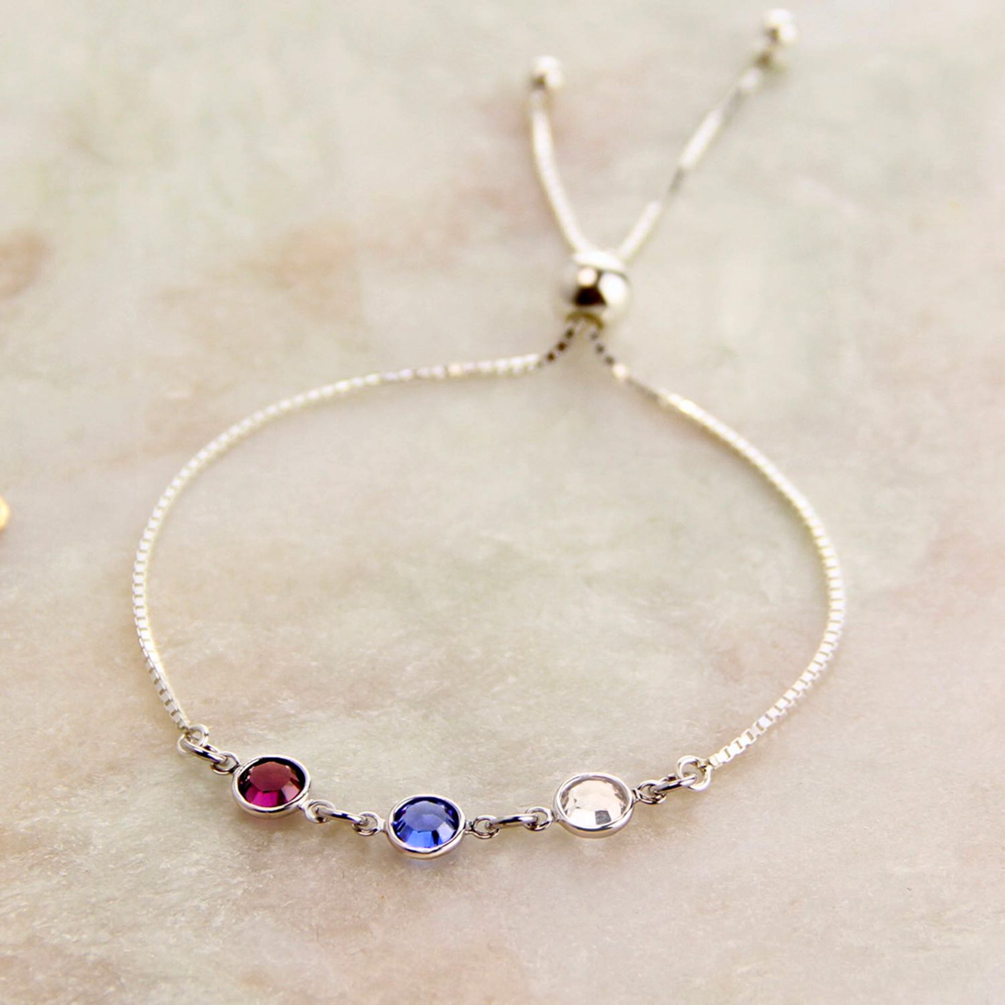 Praymos Bracciale Infinity Donna In Argento 925 Con Ciondolo Cuore E Pietra Portafortuna, Catena Regolabile, Gioiello Regalo